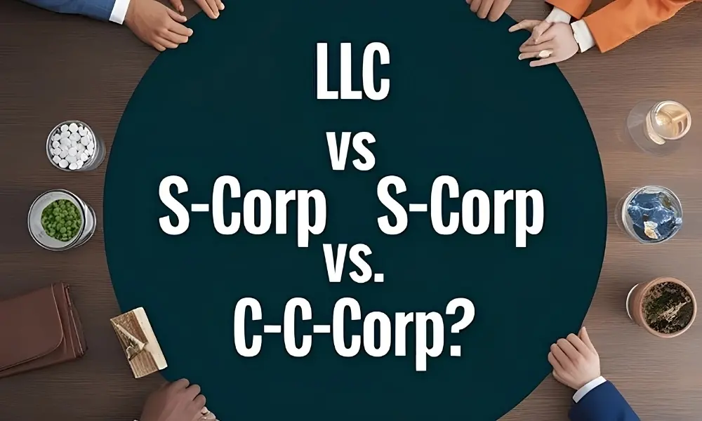 LLC vs S-Corp vs C-Corp 2026